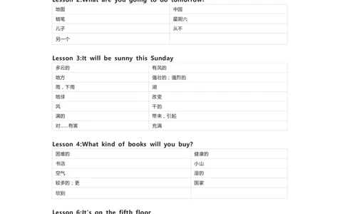 科普版英语六年级上册单词默写表_26春四年级上下册人教版_四上英语合集人教版PEP英语四年级上册新教材（教学视频+课件+动画+音频+练习+教案）_17练习资料_《小学英语单词默写表》