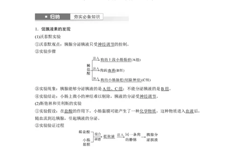 2024年高考生物一轮复习（新人教版）第8单元　第5课时　激素与内分泌系统、激素调节的过程_09高考生物_2024年新高考资料_1.2024一轮复习_2024年高考生物一轮复习讲义（新人教版）