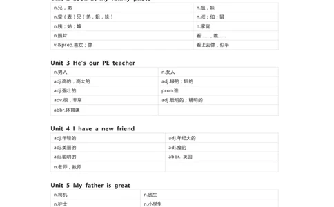 辽师版（三起）英语四年级下册单词默写表_26春四年级上下册人教版_四上英语合集人教版PEP英语四年级上册新教材（教学视频+课件+动画+音频+练习+教案）_17练习资料_辽师版（三起）