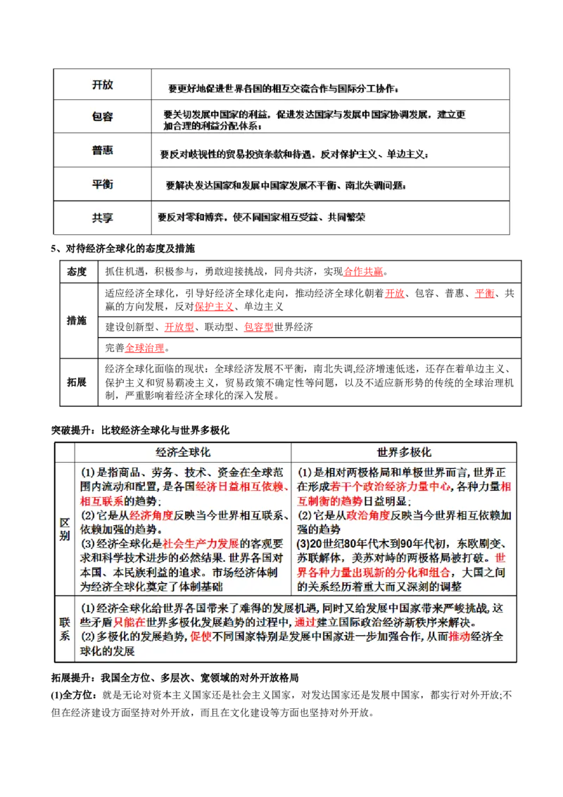 专题12国际形势与中国外交（讲义）（解析版）_8.2025政治总复习_2024年新高考资料_2.2024二轮复习_2024年高考政治二轮复习讲练测（新教材新高考）