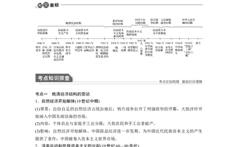 11第一部分板块二专题九近代以来经济结构的变动与社会生活变迁_07高考历史_通用版（老高考）复习资料_2023年复习资料_一轮+二轮_历史高三二轮复习系列