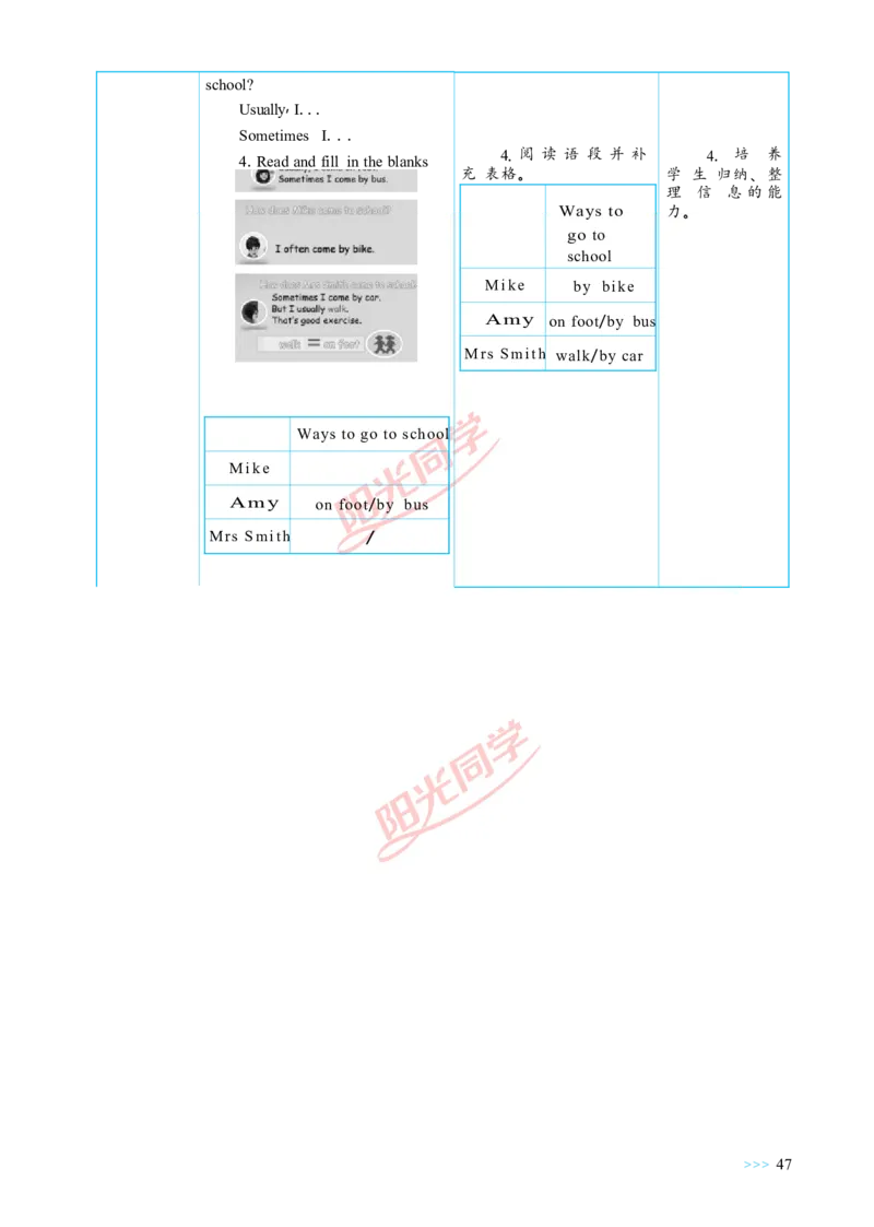 教案正文6上_Unit2_26春四年级上下册人教版_四上英语合集人教版PEP英语四年级上册新教材（教学视频+课件+动画+音频+练习+教案）_19同步教案课件_人教pep3_3-6上册