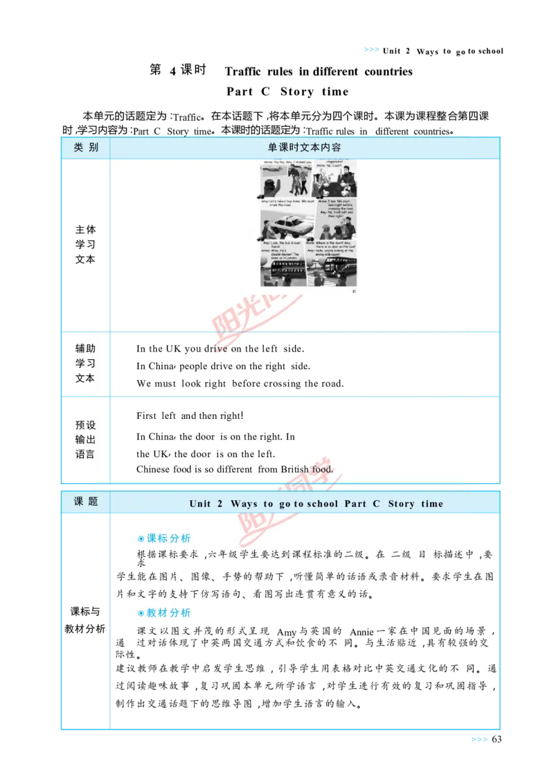教案正文6上_Unit2_26春四年级上下册人教版_四上英语合集人教版PEP英语四年级上册新教材（教学视频+课件+动画+音频+练习+教案）_19同步教案课件_人教pep3_3-6上册
