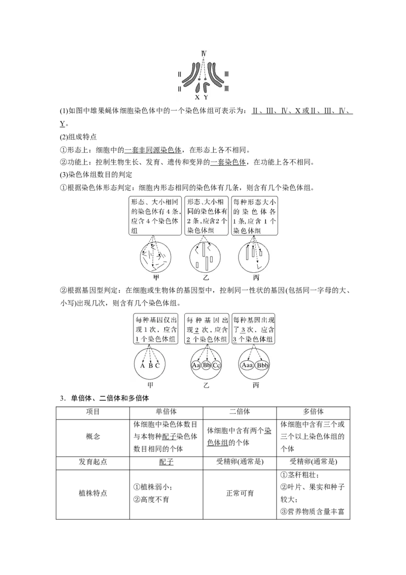 2024年高考生物一轮复习（新人教版）第7单元　第2课时　染色体变异_09高考生物_2024年新高考资料_1.2024一轮复习_2024年高考生物一轮复习讲义（新人教版）