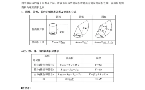 2022届高考数学一轮复习(新高考版)第7章&sect;7.1　空间几何体及其表面积、体积_02高考数学_新高考复习资料_2022年新高考资料_2022年一轮复习各版本_1.新高考2022年高考数学一轮复习