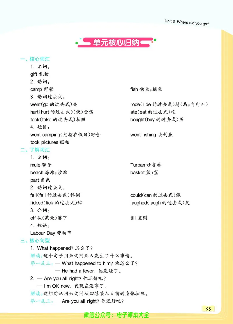 英语6B_26春四年级上下册人教版_四上英语合集人教版PEP英语四年级上册新教材（教学视频+课件+动画+音频+练习+教案）_17练习资料_小学英语（预习复习资料大礼包）_《教材一点通》