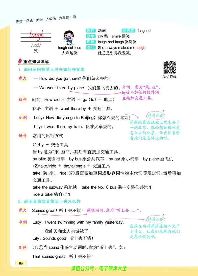 英语6B_26春四年级上下册人教版_四上英语合集人教版PEP英语四年级上册新教材（教学视频+课件+动画+音频+练习+教案）_17练习资料_小学英语（预习复习资料大礼包）_《教材一点通》