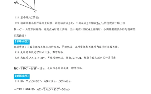 专题17.4勾股定理逆定理的应用（压轴题专项讲练）（人教版）（教师版）_初中数学_八年级数学下册（人教版）_压轴题专项-V5_2025版