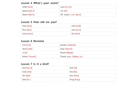 科普版英语三年级上册单词默写表_26春四年级上下册人教版_四上英语合集人教版PEP英语四年级上册新教材（教学视频+课件+动画+音频+练习+教案）_17练习资料_《小学英语单词默写表》