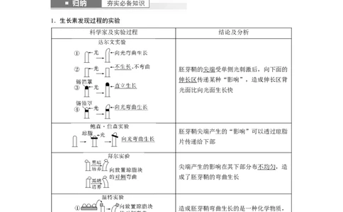 2024年高考生物一轮复习（新人教版）第8单元　第9课时　植物生长素及其生理作用_09高考生物_2024年新高考资料_1.2024一轮复习_2024年高考生物一轮复习讲义（新人教版）