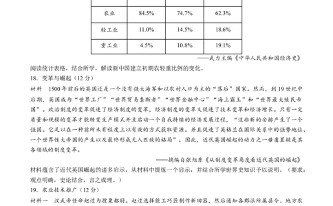 2024年一轮复习收官卷第二模拟（北京卷）（原卷版）_07高考历史_新高考复习资料_2024年新高考复习资料_一轮复习资料_2024年一轮复习模拟卷
