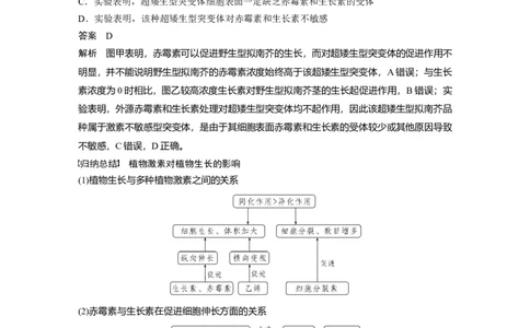 2024年高考生物一轮复习（新人教版）第8单元　第10课时　其他植物激素、植物生长调节剂及环境因素参与调节植物的生命活动_09高考生物_2024年新高考资料_1.2024一轮复习