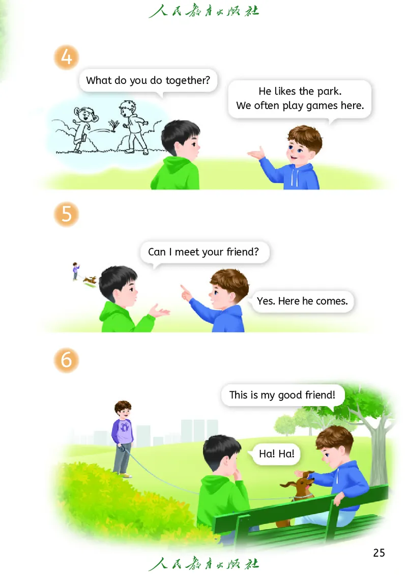 新版教材丨人教PEP版4年级英语上册电子课本（高清版）_26春四年级上下册人教版