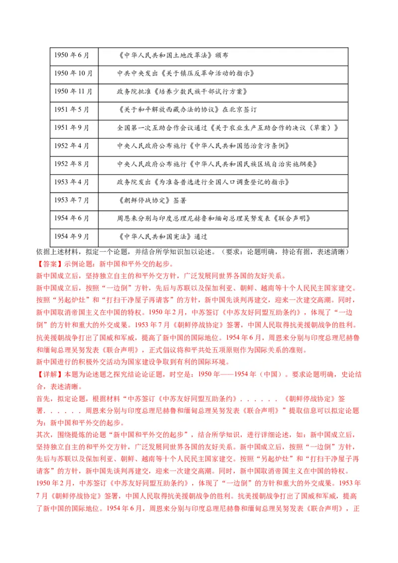 2024年一轮复习收官卷第二模拟（湖南卷）（解析版）_07高考历史_2024年新高考资料_1.2024一轮复习_2024年高考历史一轮复习讲练测（新教材新高考）