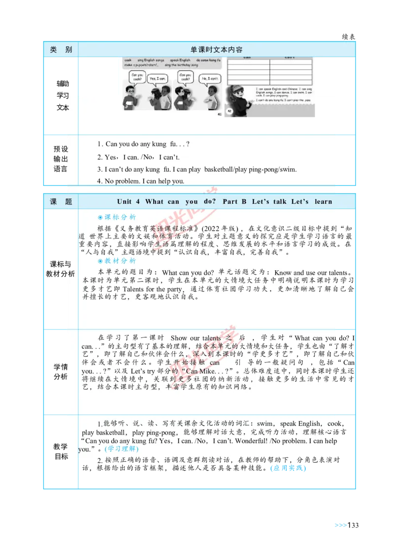 教案正文5上_Unit4_26春四年级上下册人教版_四上英语合集人教版PEP英语四年级上册新教材（教学视频+课件+动画+音频+练习+教案）_19同步教案课件_人教pep3_3-6上册