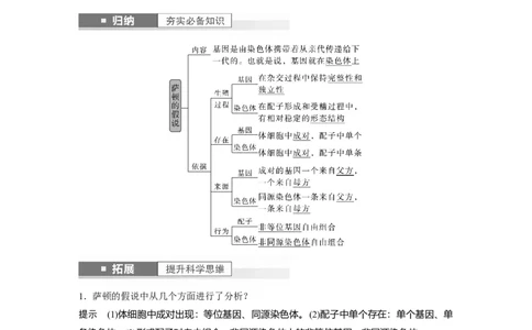 2024年高考生物一轮复习（新人教版）第5单元　第7课时　基因在染色体上的假说与证据_09高考生物_2024年新高考资料_1.2024一轮复习_2024年高考生物一轮复习讲义（新人教版）