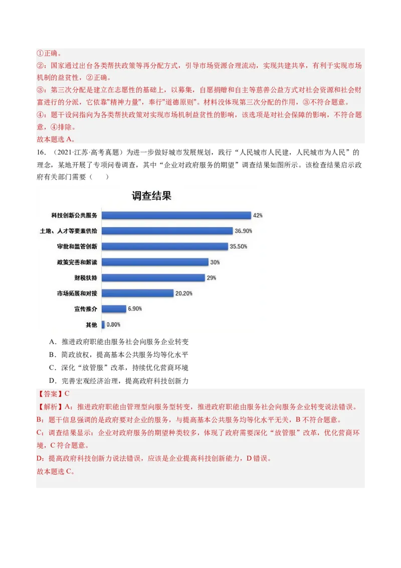 专题12&ldquo;图表式&rdquo;选择题(解析版)_8.2025政治总复习_2024年新高考资料_2.2024二轮复习_2024年高考政治二轮热点题型归纳与变式演练（新高考通用）