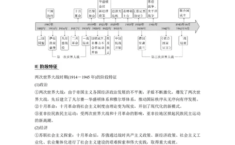 2024年高考历史一轮复习（部编版）板块6第13单元第35讲　第一次世界大战与战后国际秩序_07高考历史_2024年新高考资料_1.2024一轮复习_2024年高考历史一轮复习讲义（部编版）