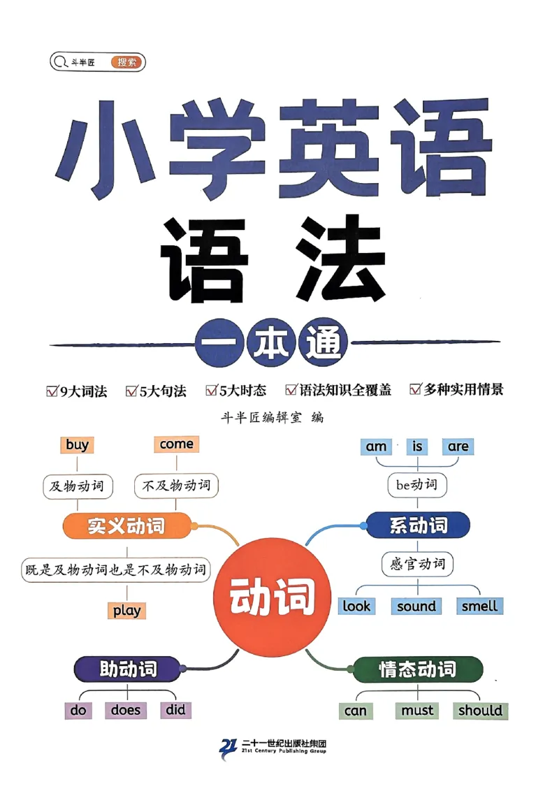 斗半匠-小学英语语法一本通_26春四年级上下册人教版_四上英语合集人教版PEP英语四年级上册新教材（教学视频+课件+动画+音频+练习+教案）_17练习资料_《小学英语一本通》