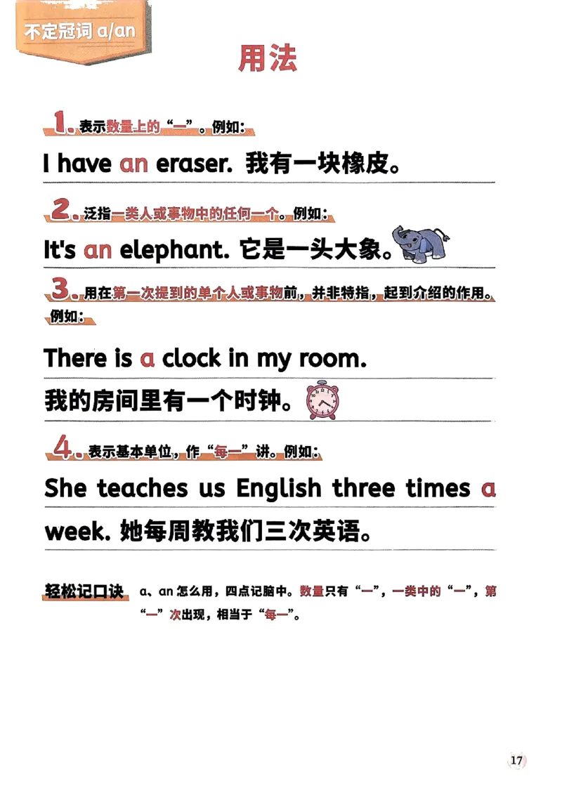 斗半匠-小学英语语法一本通_26春四年级上下册人教版_四上英语合集人教版PEP英语四年级上册新教材（教学视频+课件+动画+音频+练习+教案）_17练习资料_《小学英语一本通》