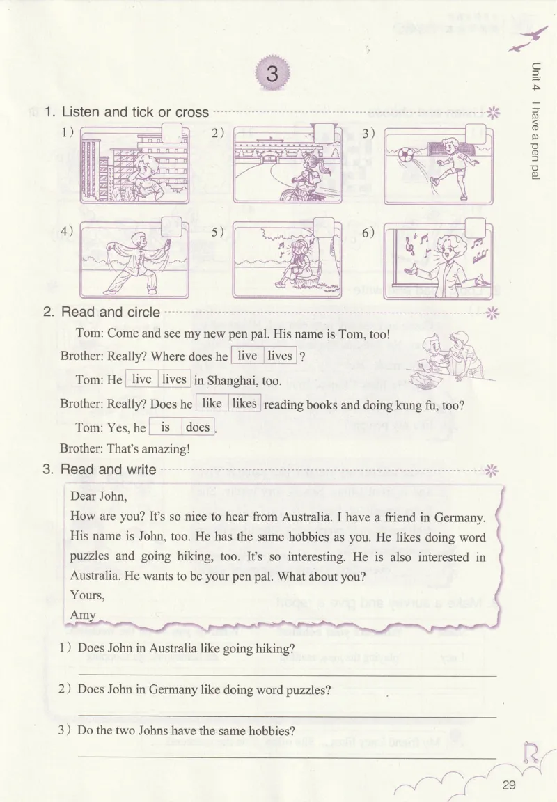 英语作业本PEP6A_26春四年级上下册人教版_四上英语合集人教版PEP英语四年级上册新教材（教学视频+课件+动画+音频+练习+教案）_17练习资料_PEP版《英语作业本》3-6年级上册（2025秋）