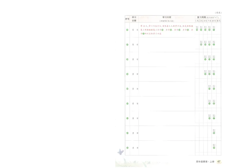 状元默写本四年级上双层_26春四年级上下册人教版_四上英语合集人教版PEP英语四年级上册新教材（教学视频+课件+动画+音频+练习+教案）_17练习资料_小学英语（预习复习资料大礼包）