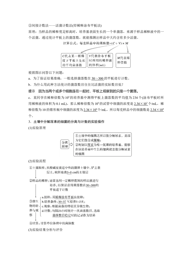 2024年高考生物一轮复习（新人教版）第10单元　第2课时　微生物的培养技术及应用_09高考生物_2024年新高考资料_1.2024一轮复习_2024年高考生物一轮复习讲义（新人教版）