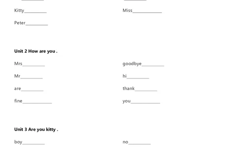 沪教牛津版小学英语三年级上册单词默写表_26春四年级上下册人教版_四上英语合集人教版PEP英语四年级上册新教材（教学视频+课件+动画+音频+练习+教案）_17练习资料_沪教牛津版