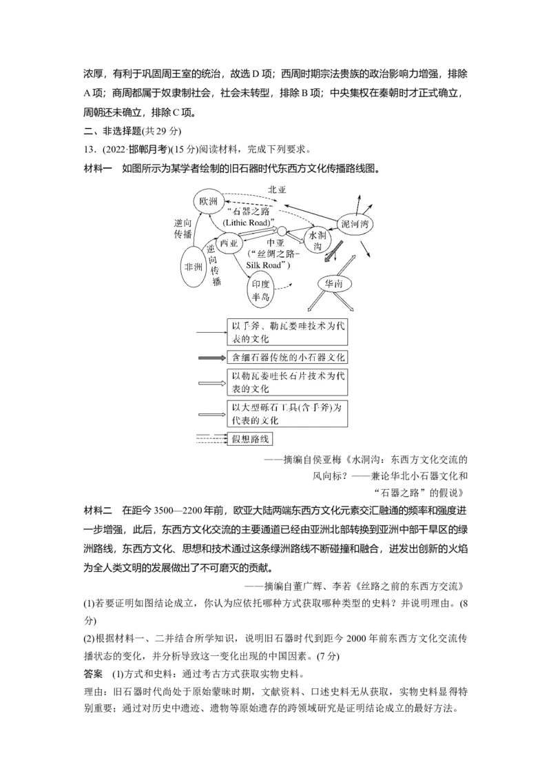 2024年高考历史一轮复习（部编版）板块1第1单元第1讲　中华文明的起源与早期国家_07高考历史_新高考复习资料_2024年新高考复习资料_一轮复习资料