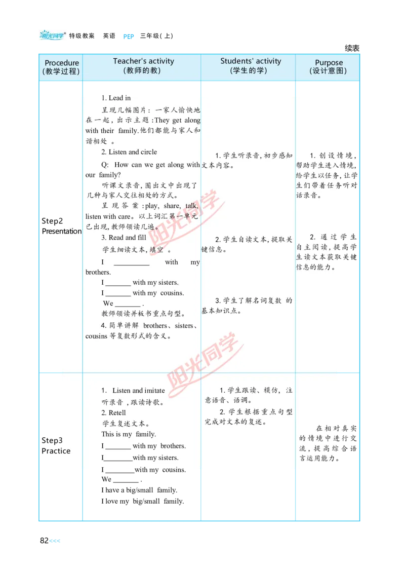 教案正文3上_Unit2_26春四年级上下册人教版_四上英语合集人教版PEP英语四年级上册新教材（教学视频+课件+动画+音频+练习+教案）_19同步教案课件_人教pep3_3-6上册