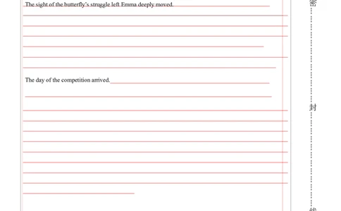 2024年高考英语二轮复习测试（新高考江苏用卷）（三）（答题卡）_03高考英语_2024年新高考资料_2.2024二轮复习_2024年高考英语二轮复习讲练测（新教材新高考）_第六部分二轮复习测试卷