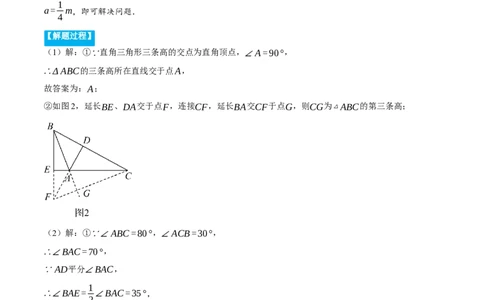 专题11.1与三角形有关线段的几何综合（压轴题专项讲练）（人教版）（教师版）_初中数学_八年级数学上册（人教版）_压轴题专项-V5_2024版