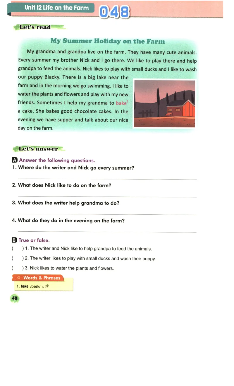 读霸小学英语4年级阅读128篇_26春四年级上下册人教版_四上英语合集人教版PEP英语四年级上册新教材（教学视频+课件+动画+音频+练习+教案）_17练习资料_《英语阅读128篇》