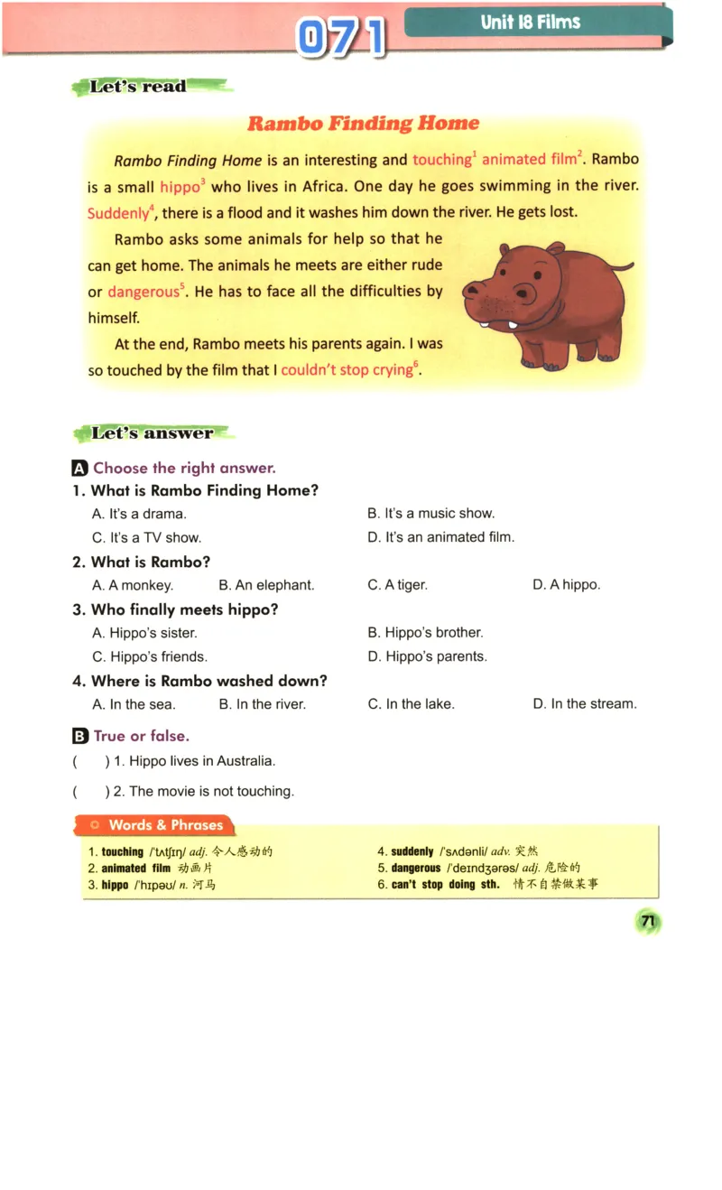 读霸小学英语4年级阅读128篇_26春四年级上下册人教版_四上英语合集人教版PEP英语四年级上册新教材（教学视频+课件+动画+音频+练习+教案）_17练习资料_《英语阅读128篇》