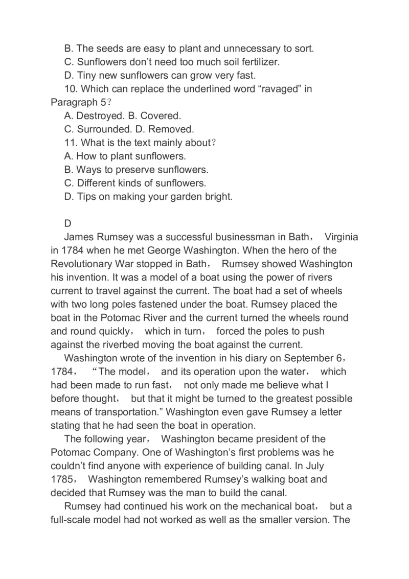 2023届高考英语二轮复习阅读理解阅读七选五完形填空分类综合训练（含答案）(2)_03高考英语_通用版（老高考）复习资料_2023年复习资料_二轮复习