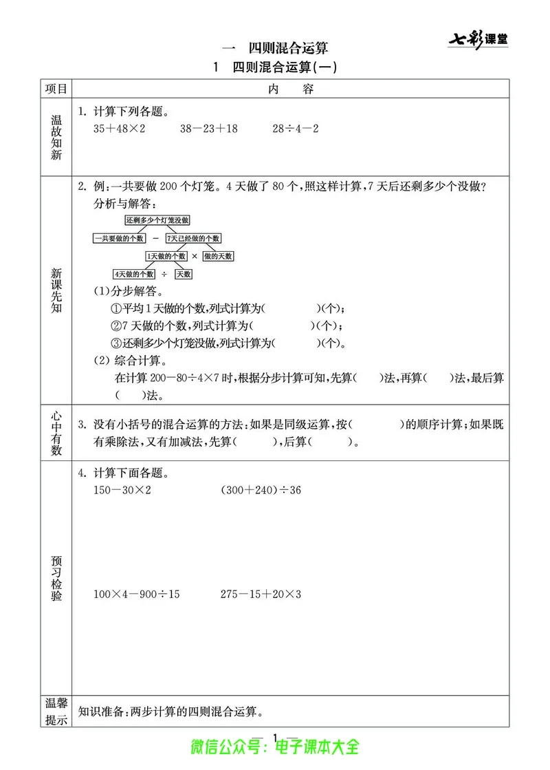 4b_26春四年级上下册人教版_四上英语合集人教版PEP英语四年级上册新教材（教学视频+课件+动画+音频+练习+教案）_17练习资料_小学英语（预习复习资料大礼包）_《预习卡》_1-6下册