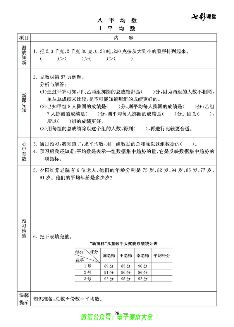 4b_26春四年级上下册人教版_四上英语合集人教版PEP英语四年级上册新教材（教学视频+课件+动画+音频+练习+教案）_17练习资料_小学英语（预习复习资料大礼包）_《预习卡》_1-6下册