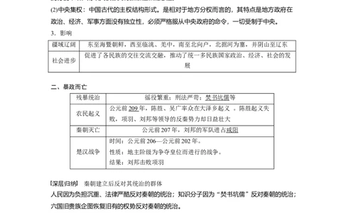 2023年高考历史一轮复习（部编版新高考）第2讲课题3　秦统1多民族封建国家的建立_07高考历史_新高考复习资料_2023年新高考复习资料_2023新高考大一轮复习讲义