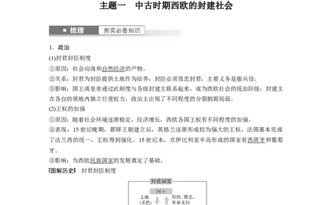 2024年高考历史一轮复习（部编版）板块4第10单元第27讲　中古时期的欧洲_07高考历史_2024年新高考资料_1.2024一轮复习_2024年高考历史一轮复习讲义（部编版）
