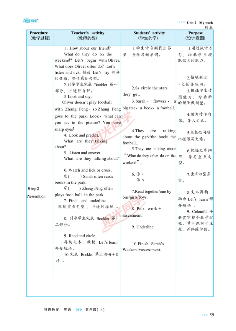 教案正文5上_Unit2_26春四年级上下册人教版_四上英语合集人教版PEP英语四年级上册新教材（教学视频+课件+动画+音频+练习+教案）_19同步教案课件_人教pep3_3-6上册