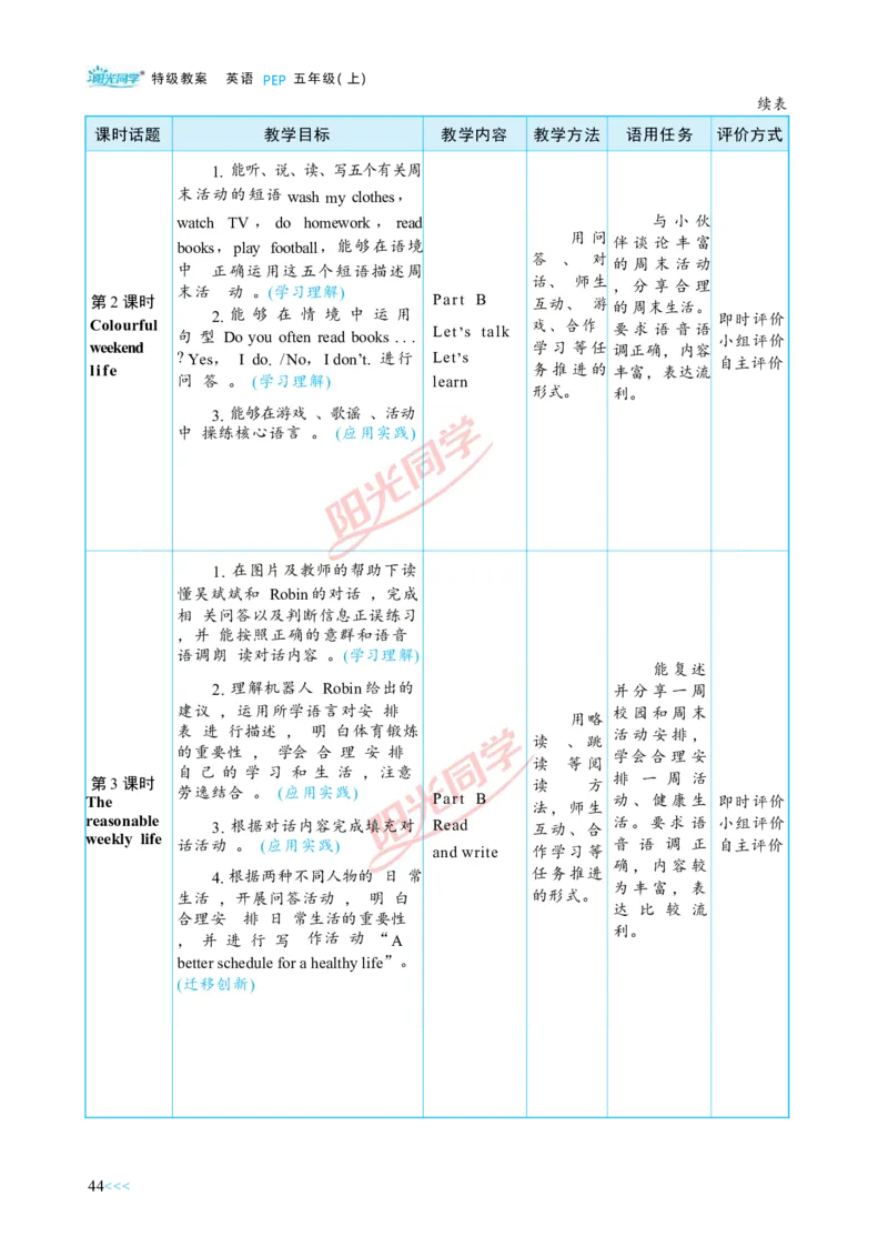 教案正文5上_Unit2_26春四年级上下册人教版_四上英语合集人教版PEP英语四年级上册新教材（教学视频+课件+动画+音频+练习+教案）_19同步教案课件_人教pep3_3-6上册