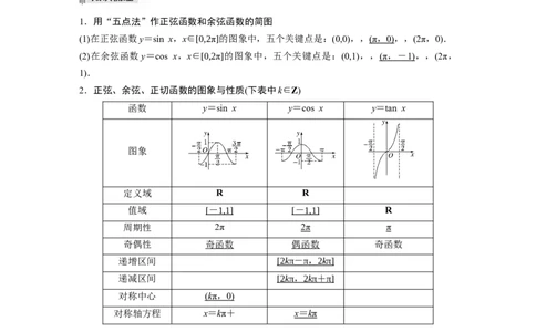 2022届高考数学一轮复习(新高考版)第4章&sect;4.4　三角函数的图象与性质_02高考数学_新高考复习资料_2022年新高考资料_2022年一轮复习各版本_1.新高考2022年高考数学一轮复习