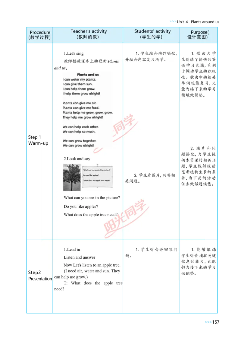 教案正文3上_Unit4_26春四年级上下册人教版_四上英语合集人教版PEP英语四年级上册新教材（教学视频+课件+动画+音频+练习+教案）_19同步教案课件_人教pep3_3-6上册