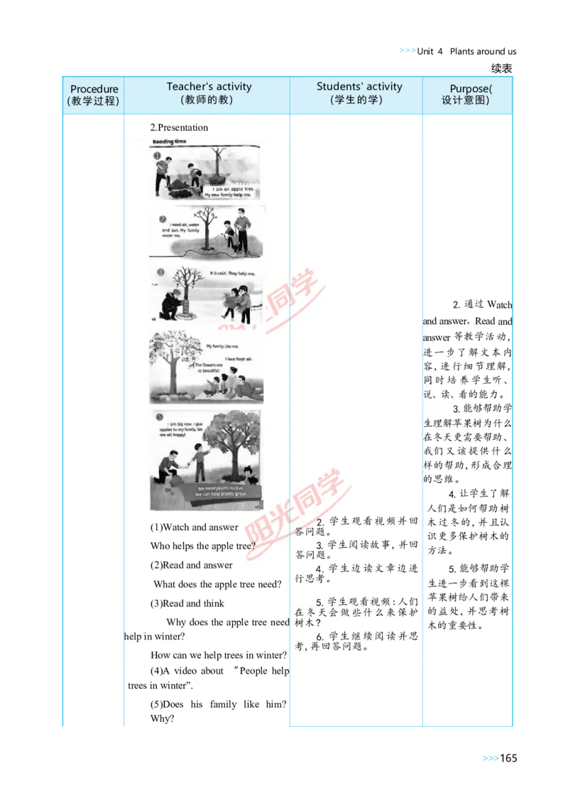 教案正文3上_Unit4_26春四年级上下册人教版_四上英语合集人教版PEP英语四年级上册新教材（教学视频+课件+动画+音频+练习+教案）_19同步教案课件_人教pep3_3-6上册