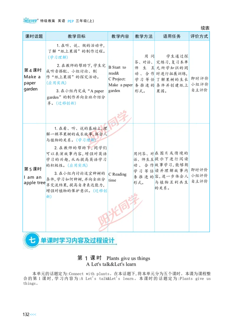 教案正文3上_Unit4_26春四年级上下册人教版_四上英语合集人教版PEP英语四年级上册新教材（教学视频+课件+动画+音频+练习+教案）_19同步教案课件_人教pep3_3-6上册