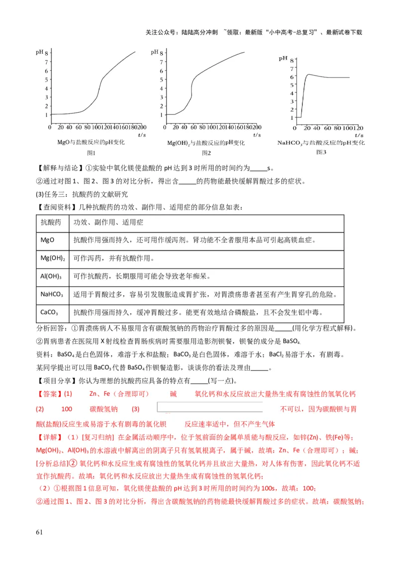 专题07常见的盐和化肥（解析版）_02中考总复习（2026版更新中）_05-化学-中考总复习_2025年中考复习资料_备战2025年中考化学真题题源解密