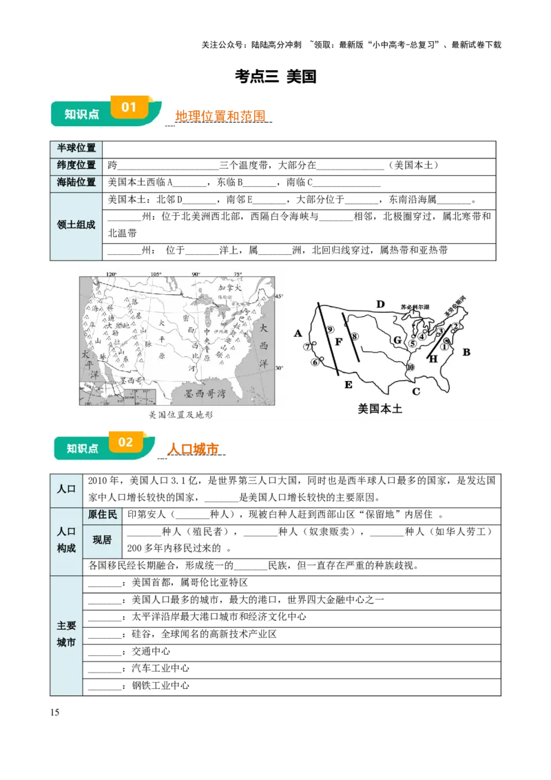 专题07认识国家-2025年中考地理知识点梳理（挖空版）_02中考总复习（2026版更新中）_09-地理-中考总复习_2025中考地理复习资料_2025年中考地理知识点_挖空版+背诵版