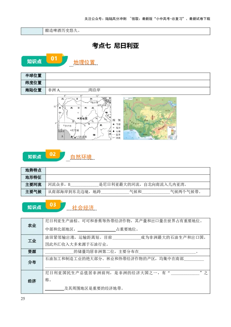 专题07认识国家-2025年中考地理知识点梳理（挖空版）_02中考总复习（2026版更新中）_09-地理-中考总复习_2025中考地理复习资料_2025年中考地理知识点_挖空版+背诵版