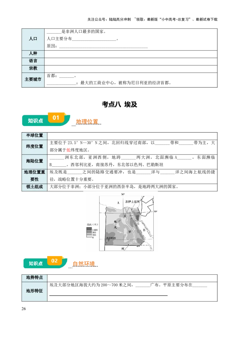 专题07认识国家-2025年中考地理知识点梳理（挖空版）_02中考总复习（2026版更新中）_09-地理-中考总复习_2025中考地理复习资料_2025年中考地理知识点_挖空版+背诵版