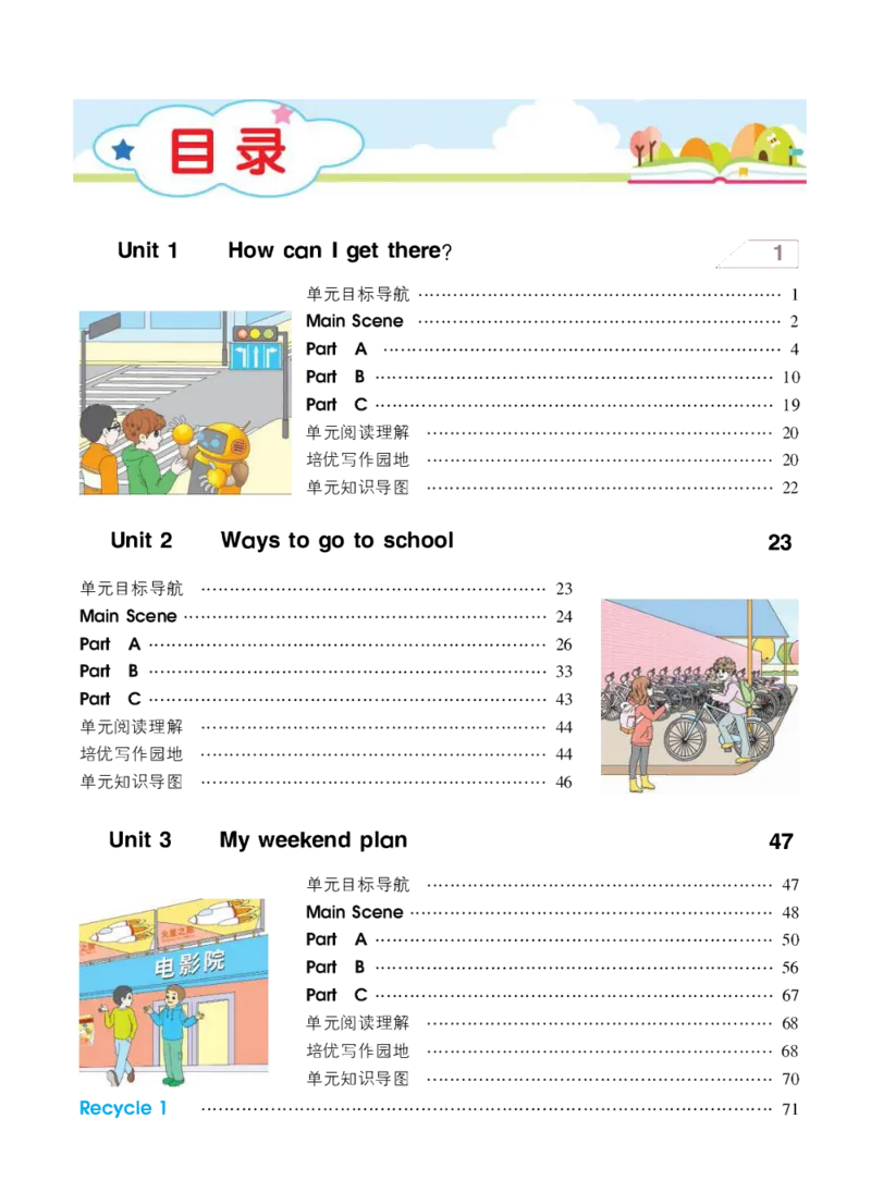 状元大课堂六年级上册英语人教PEP版正文_26春四年级上下册人教版_四上英语合集人教版PEP英语四年级上册新教材（教学视频+课件+动画+音频+练习+教案）_17练习资料_《状元导学案》